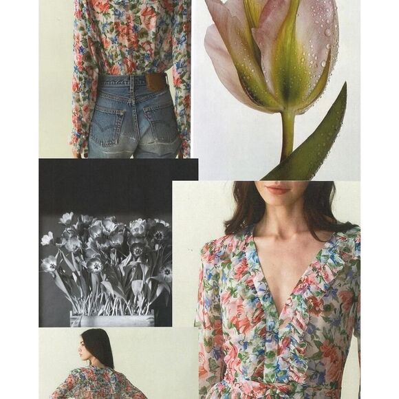 Doen melba silk dress tulip Grove XS - Picture 5 of 11